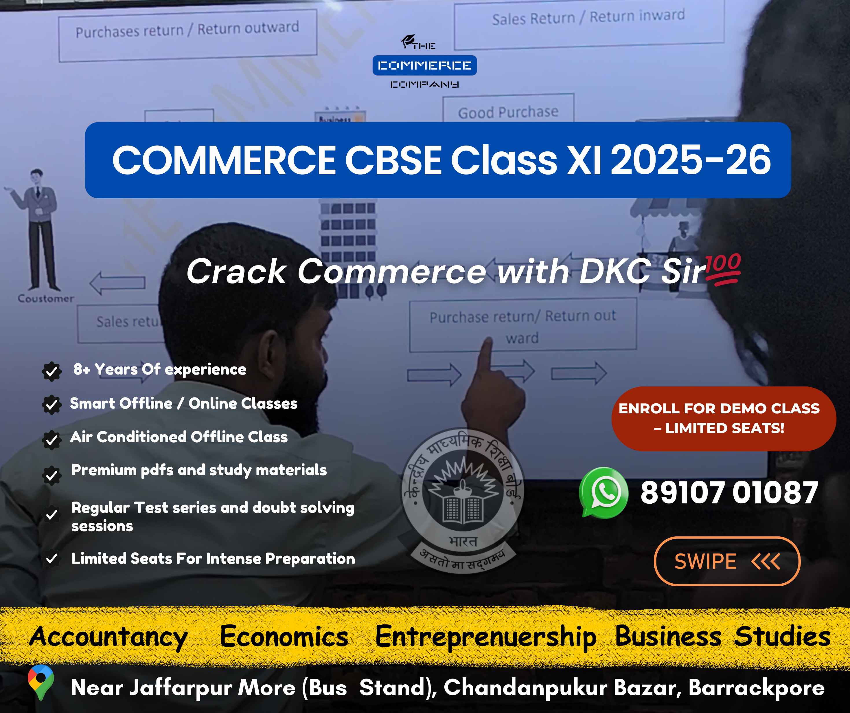 TCC Class 11 CBSE Commerce Batch